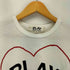 プレイコムデギャルソン PLAY COMME des GARCONS ハートプリント Tシャツ レディース JPN:S