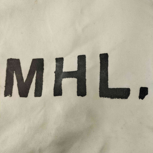 エムエイチエル MHL. キャンバス トート ショルダーバッグ メンズ