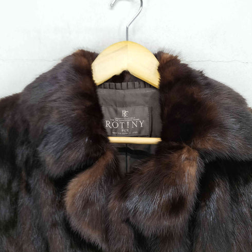 ROTINY real fur jacket リアルファージャケット レディース JPN:11号