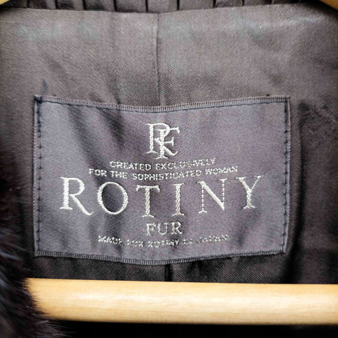 ROTINY real fur jacket リアルファージャケット レディース JPN:11号
