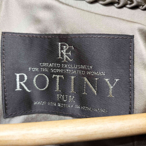 ROTINY real fur jacket リアルファージャケット レディース JPN:13号