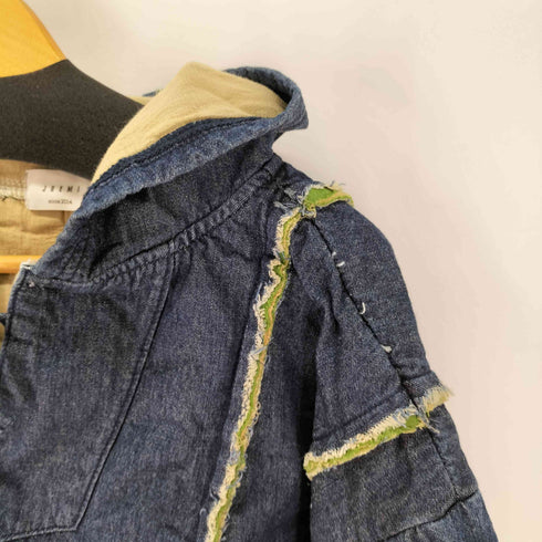 ジュエミ Juemi Millefeuille Denim Hoodie デニム フーディー レディース FREE