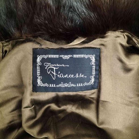 Fiancesse real fur jacket リアルファージャケット レディース JPN:13号