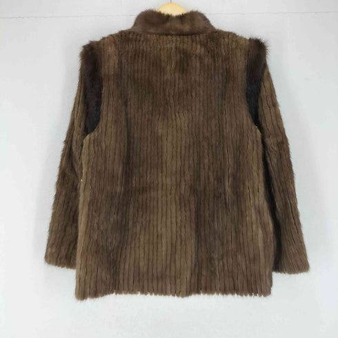サガミンク SAGA MINK 銀サガ mink fur ミンクファージャケット レディース US:10