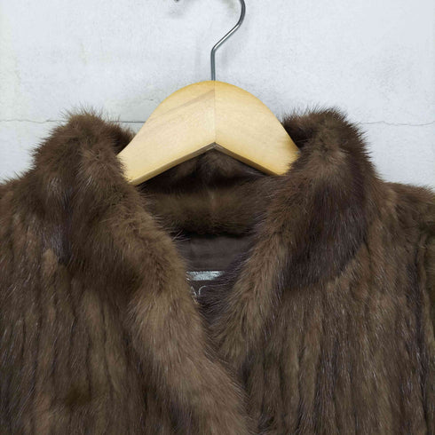 サガミンク SAGA MINK 銀サガ mink fur ミンクファージャケット レディース US:10