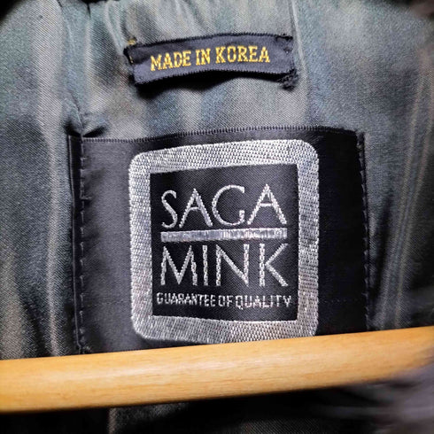 サガミンク SAGA MINK 銀サガ mink fur ミンクファージャケット Parion パリオン レディース JPN:13号