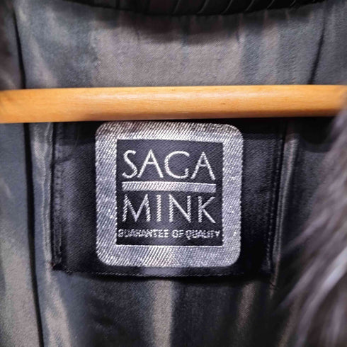 サガミンク SAGA MINK 銀サガ mink fur ミンクファージャケット レディース JPN:11号