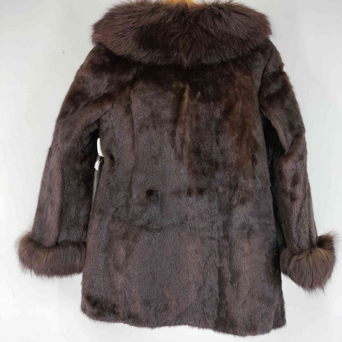 OS real fur jacket リアルファージャケット レディース