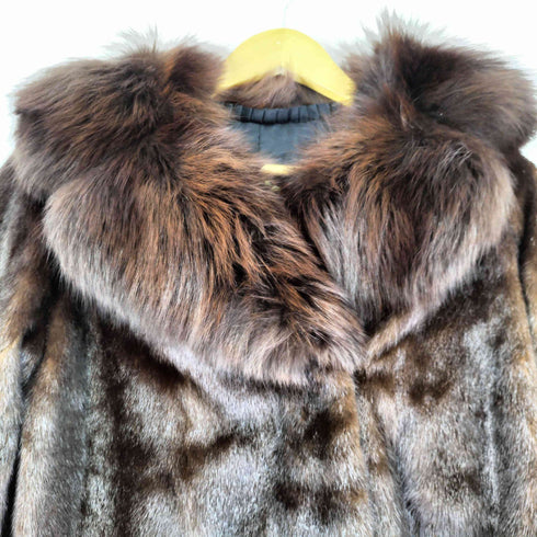 OS real fur jacket リアルファージャケット レディース