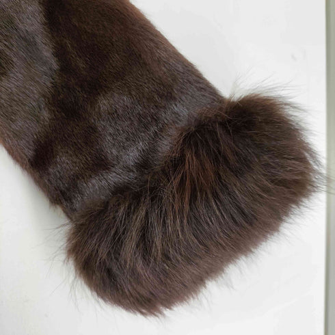 OS real fur jacket リアルファージャケット レディース