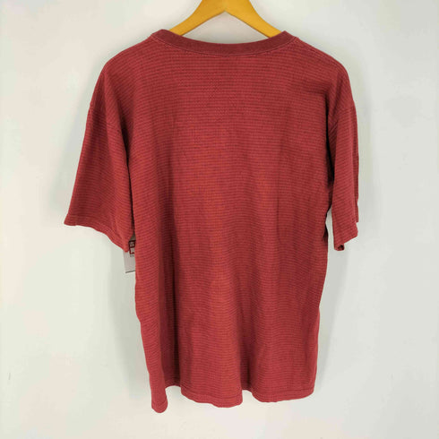 プラナ prAna USA製 センター刺繍ロゴ 半袖 Tシャツ メンズ