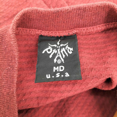 プラナ prAna USA製 センター刺繍ロゴ 半袖 Tシャツ メンズ