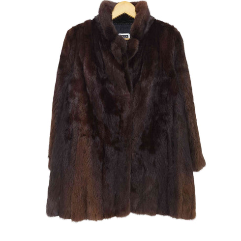サガミンク SAGA MINK 銀サガ mink fur ミンクファージャケット レディース JPN:15号
