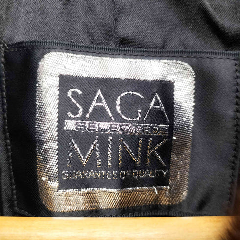 サガミンク SAGA MINK 銀サガ mink fur ミンクファージャケット レディース JPN:15号