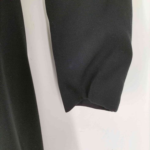 イッセイミヤケ ISSEY MIYAKE トロンプルイユ ダブルラペル ポリギャバ スーパーロング コート レディース JPN:1