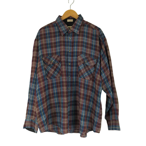 ノースウエストテリトリー NORTHWEST TERRITORY アクリル チェック L/S シャツ メンズ import:XL