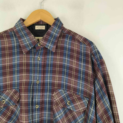 ノースウエストテリトリー NORTHWEST TERRITORY アクリル チェック L/S シャツ メンズ import:XL