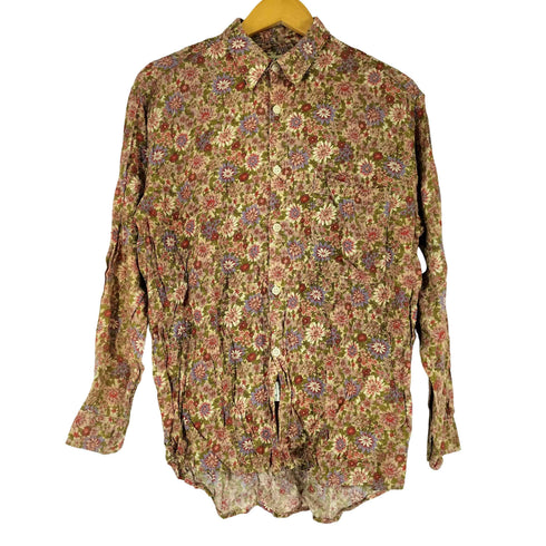 J.J.C.Boy レーヨンリネン 花柄 L/S シャツ メンズ FREE