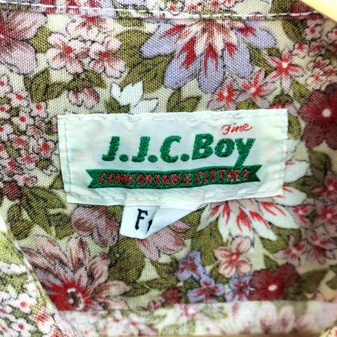 J.J.C.Boy レーヨンリネン 花柄 L/S シャツ メンズ FREE