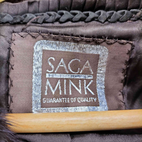 サガミンク SAGA MINK 銀サガ mink fur ミンクファージャケット レディース JPN:11号
