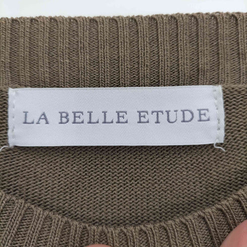 ラベルエチュード la belle Etude ボリュームギャザー袖ドッキングニット レディース FREE