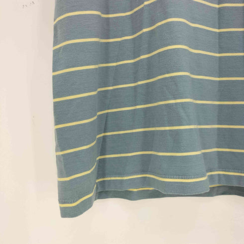 エルエルビーン L.L.Bean ボーダー コットン クルーネック S/S Tシャツ レディース import:M