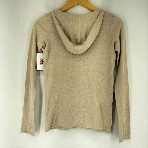 バナナリパブリック BANANA REPUBLIC シルクカシミヤ混 スキッパー ニットフーディ レディース