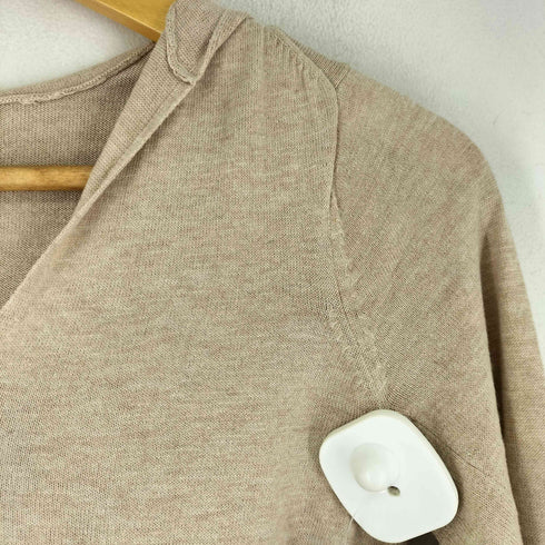 バナナリパブリック BANANA REPUBLIC シルクカシミヤ混 スキッパー ニットフーディ レディース