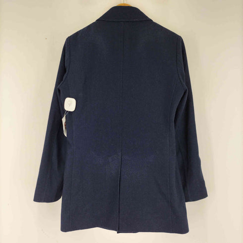 キャサリンハムネットロンドン KATHARINE HAMNETT LONDON レーヨン混 比翼ウールステンカラーコート メンズ import:M