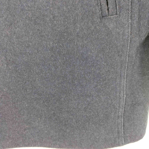 キャサリンハムネットロンドン KATHARINE HAMNETT LONDON レーヨン混 比翼ウールステンカラーコート メンズ import:M