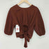エリン ELIN Jersey back bow top レディース JPN:38