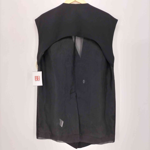 ANDRESD back sheer gilet set up dress レディース L