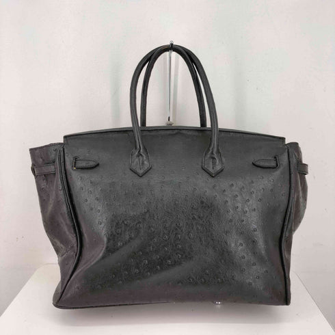 ピエールカルダン pierre cardin オーストリッチ ハンドバッグ 南京錠 レディース