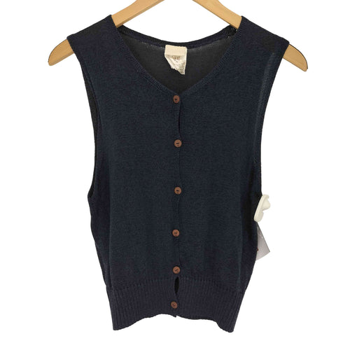 krizia maglia レーヨンリネンベスト レディース