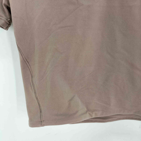 ルルレモン lululemon Wundermost Ultra-Soft Nulu Crewneck Cropped T-Shirt ジャージー クロップドTシャツ レディース JPN:XS