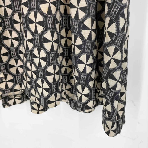 ダイアンフォンファステンバーグ DIANE VON FURSTENBERG 100%シルク 総柄 ワンピース レディース JPN:4