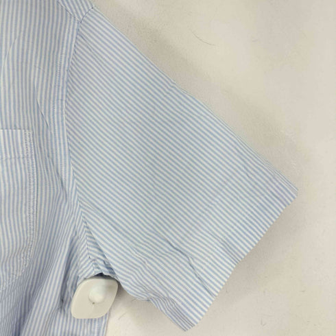 ザラ ZARA ストライプ柄 コットン S/S シャツ メンズ import:S