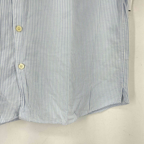 ザラ ZARA ストライプ柄 コットン S/S シャツ メンズ import:S