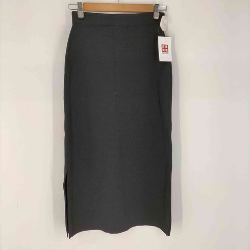 ダブルスタンダードクロージング DOUBLE STANDARD CLOTHING CORCOVADO SLIT KNIT SKIRT ダル糸スリットニットスカート レディース 36
