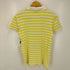 メゾンキツネ MAISON KITSUNE ロゴワッペン ボーダーポロシャツ レディース import:S