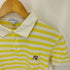 メゾンキツネ MAISON KITSUNE ロゴワッペン ボーダーポロシャツ レディース import:S