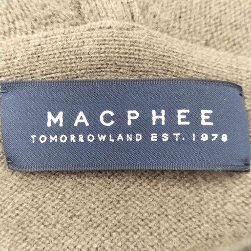 マカフィー MACPHEE カシミヤ混 ニット フーディー レディース JPN:S