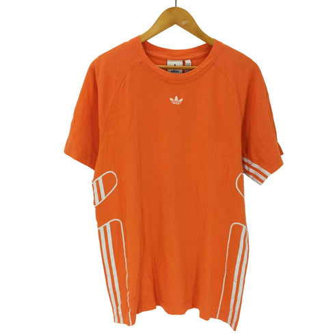 アディダス adidas FLAMESTRK TEE 3ストライプ トレフォイル ロゴ S/S Tシャツ メンズ import:M