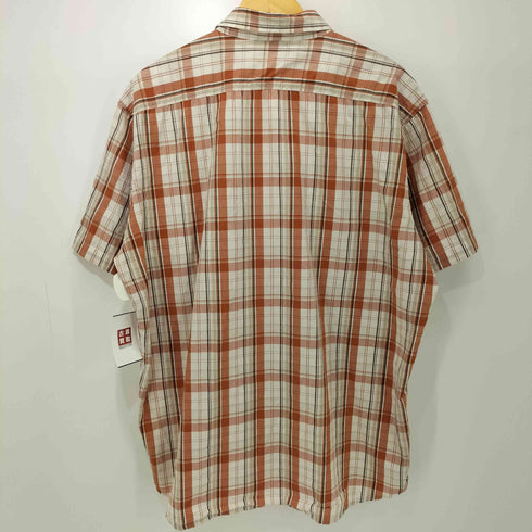 ティンバーランド Timberland コットン ロゴ刺繍 チェック S/S シャツ メンズ import:XL