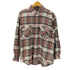 ウールリッチ WOOLRICH 90S OLD asics アシックス社製 インド 綿 コットン L/S フランネル チェック シャツ メンズ import:L