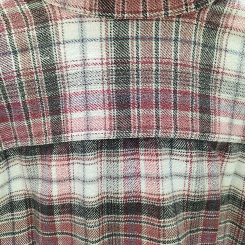 ウールリッチ WOOLRICH 90S OLD asics アシックス社製 インド 綿 コットン L/S フランネル チェック シャツ メンズ import:L