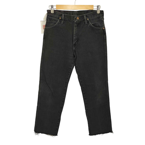 ラングラー Wrangler 90S USA製 13MWZWK カットオフ ブラック デニムパンツ メンズ 30×34