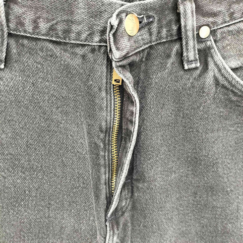 ラングラー Wrangler 90S USA製 13MWZWK カットオフ ブラック デニムパンツ メンズ 30×34