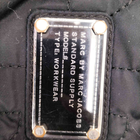 マークバイマークジェイコブス Marc by Marc Jacobs ワークウェア キルティングロゴ バックパック レディース