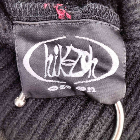 Ozz On ハイネック 切替 ニット レディース